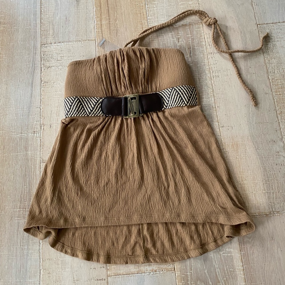 NWT Bongo Strapless Halter Top Sz. S